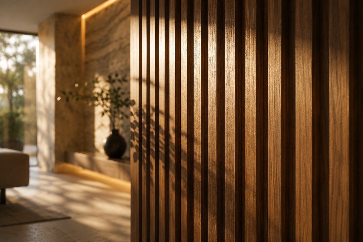 Detaliu riflaje decorative MDF