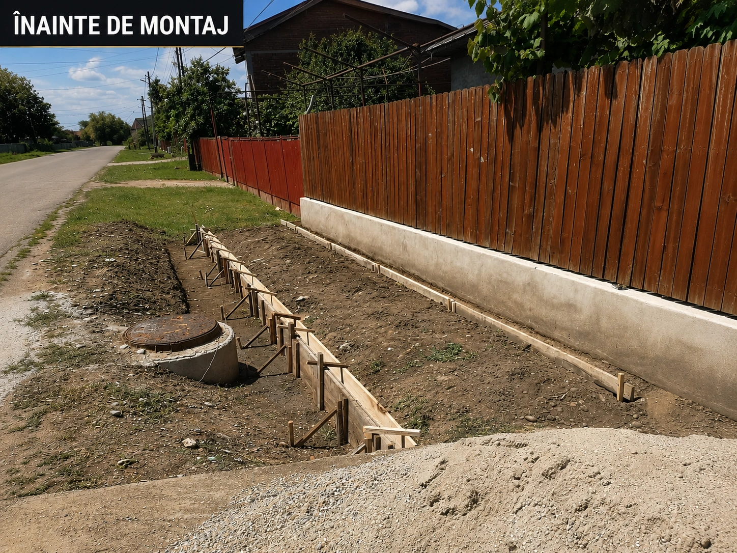Transformarea unui gard exterior cu Travertine